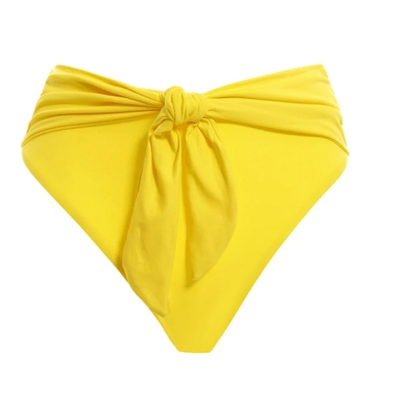 New!Agua Bendita Isabella Bikini Bottom Yellow - Picture 4 of 14